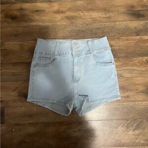 SHEIN Light Blue Jean Shorts
